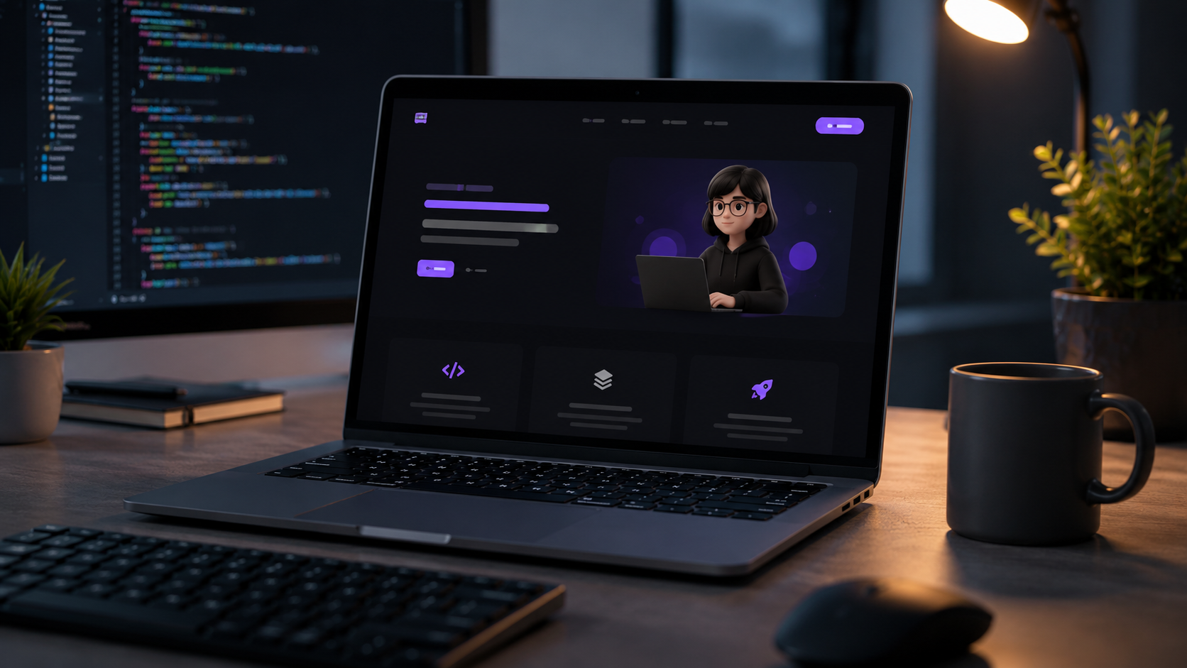 Kavipriya personal portfolio website screenshot